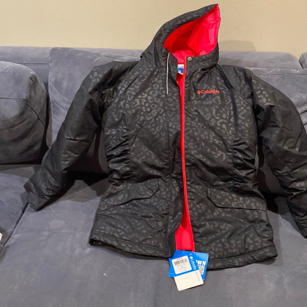 Columbia Girls Razzmadazzle Winter Snow Jacket Black